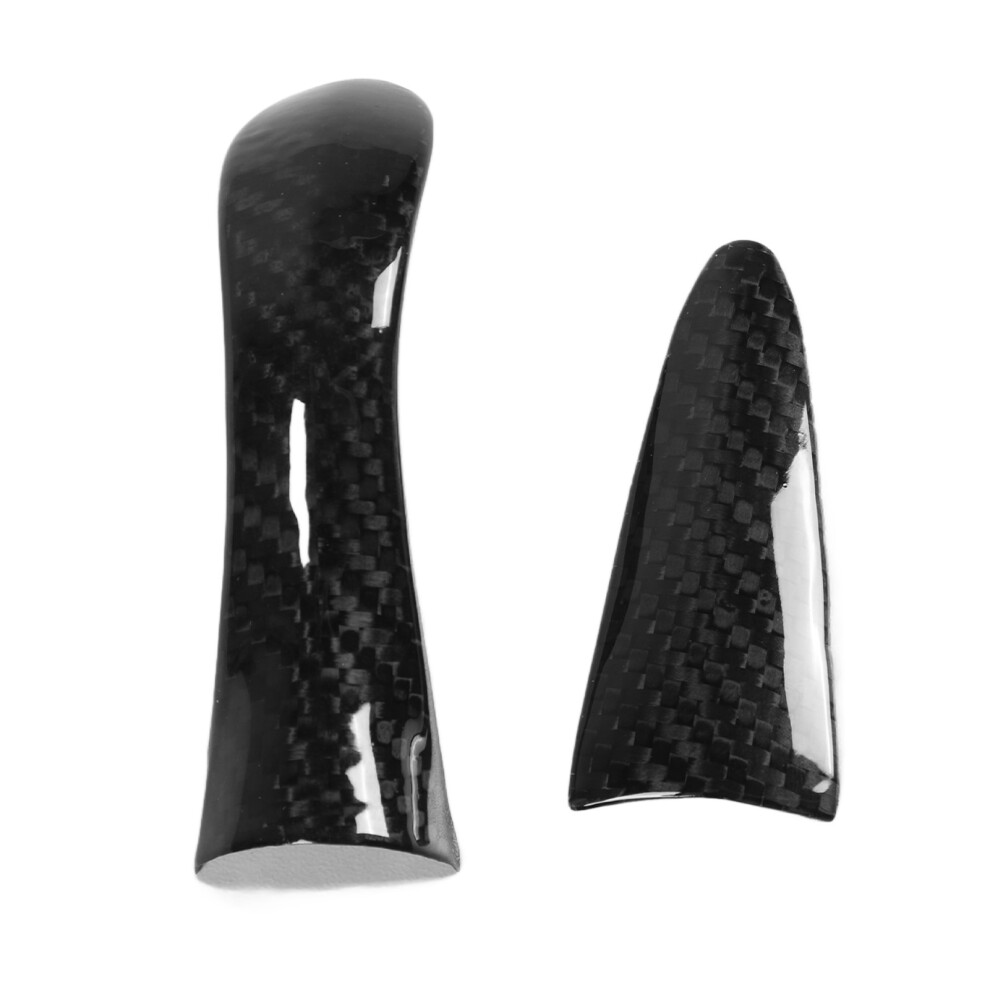 Carbon Fiber Shift Knob Trim Kit For Infiniti Q50 2014Â2017 Gloss 3K 8761375001765