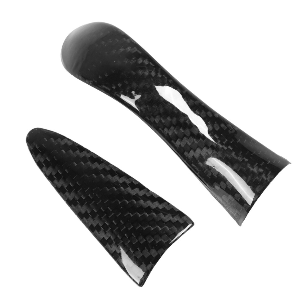 Carbon Fiber Steering Wheel Shift Knob Trim For Q50 2014-2017, Gloss 3K 8241374997479