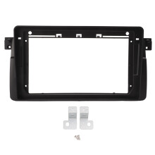 Installatiekit voor BMW 3-serie E46 dashboard, dashboardmontagepaneel geschikt voor modellen van 1998-2005, stereo radioframe voor 9 inch dubbel-DIN