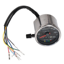 Motorrad-Tachometer mit hochempfindlicher Anzeige und Wasserdichtigkeit, universelles Retro-Modifikationsgehäuse aus Aluminiumlegierung, 65 mm