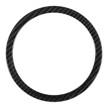 Luksuriøst rattdekor i karbonfiber, kompatibelt med Jaguar XF F-Pace 2016–2019. Attraktivt design, moderne dekorasjon, slitesterkt materiale,