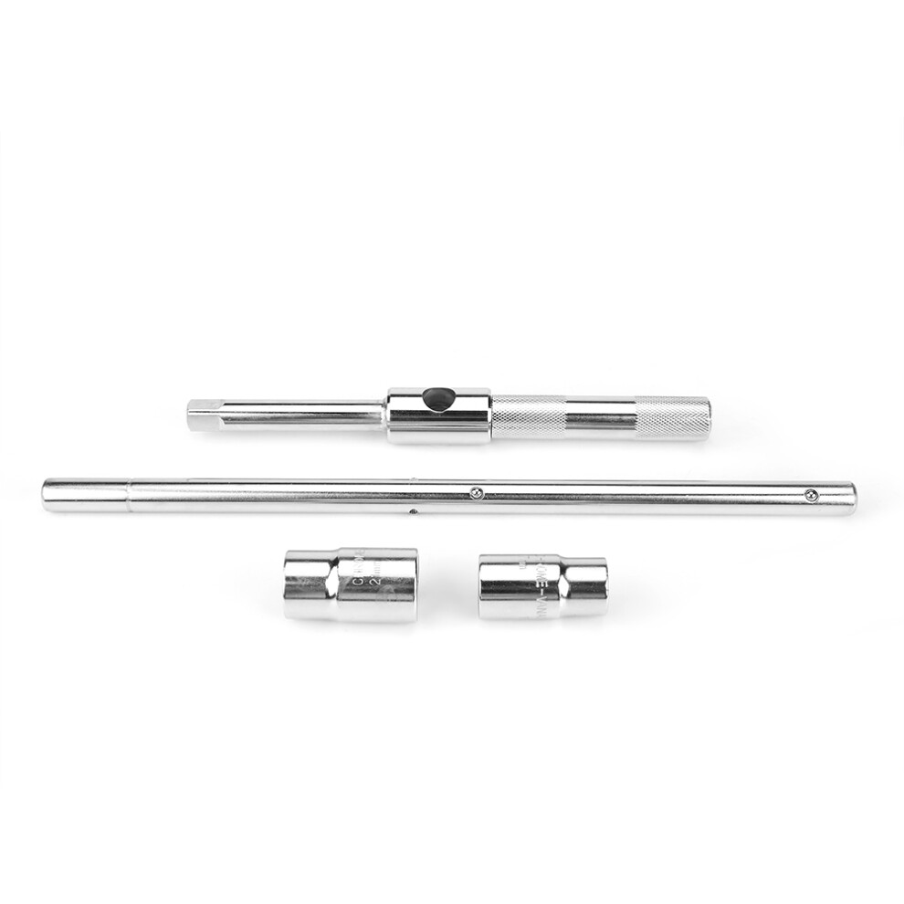 Telescopic And Detachable Wrench Maximum Leverage 4 Way Tire Iron Nut Wrench Premium Quality Durable Tool With Convenient Storage For Car Enthusiasts 9437117547813