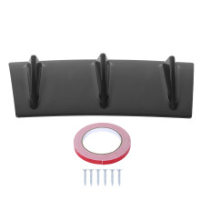 ABS achterbumperlip diffuser in koolstofvezelstijl met haaienvinontwerp, vermindert luchtweerstand en verhoogt de neerwaartse druk. Lichtgewicht,