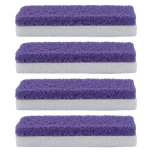4 Pieces Cuticle Remover Foot Scrubber Dead Skin Foot Pumice Stone Body Washer Foot Mask Foot Scrubber Remover for Feet Foot Scraper for Dead Skin