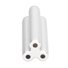 Aluminiumlegierung Fingertip-Massage-Roller – Stressabbau-Spielzeug, Silber, 100x34x34mm