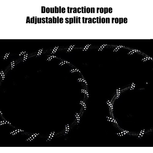 Double leash for 2 dogs  Adjustable bungee no tangling  Reflective rope 2