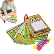 Alphabet Watercolour Cards, Alphabet Drawing Cards Kids Watercolour Number Cards