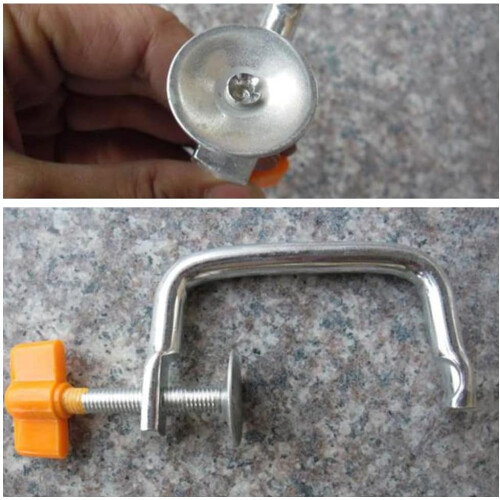 Pasta Maker Handle Replacement Adjustable Table Clamp Pasta Machine Holder Manual Fixing Clip For Manual Pasta Machines 2