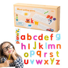Wooden Spelling Game Alphabet Learning Toy Letter Matching Sight Words Educational Toys For Kids