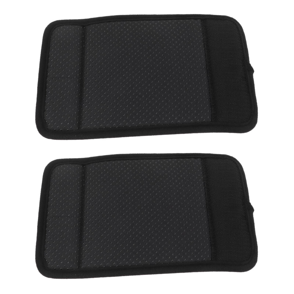 Walking Arm Crutch Pads Soft Sponge Cushioned Handle Pads Universal Fit Black Hand Pain Reduction Fatigue Relief