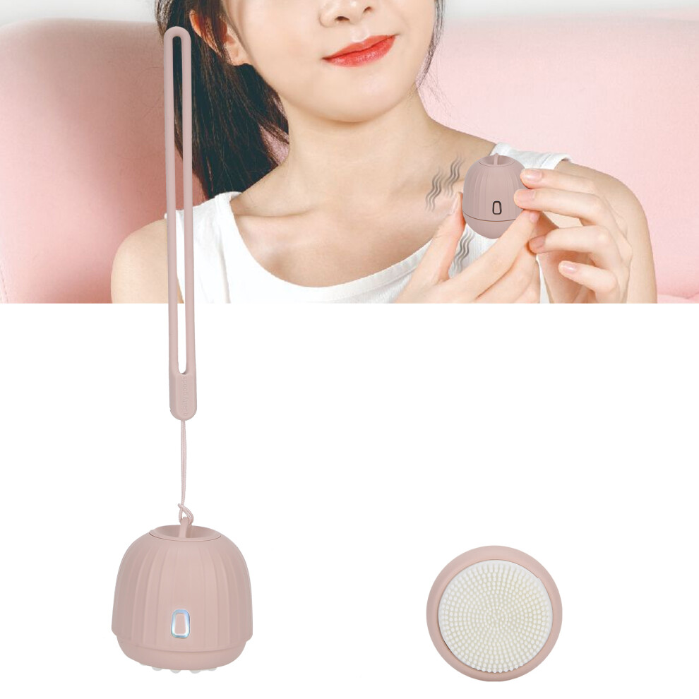 Pink Usb Rechargeable Face Cleanser With Spray & Massage,
