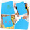 50 Sheets Colored Cardboard Creative Paper for DIY Printing Cards Blue 2