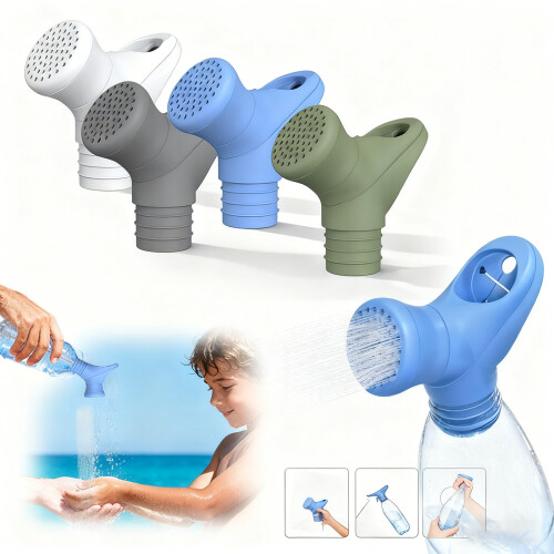 Bottle Sprayer Nozzle Reduces Water Usage Efficient Face-Blue 2
