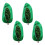 4pack Heavy Type Insulated Plant Protecting Covers-Green 6080 1