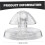 Aquarium Snail Trap, Clear, Lightweight Plastic Fish for Home 2