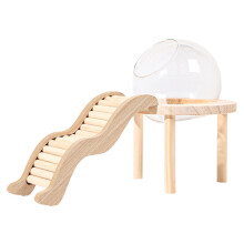 Baoblaze Hamster Sand Bath Container, Acrylic Shower and Digging Room