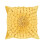 Housse de coussin en velours à fleurs, douce et-Jaune 1