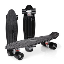 Skateboards 22Inch Kids Maple Cruiser FishShaped With Colorful Pattern, Includes Trucks, Wheels, Bearings