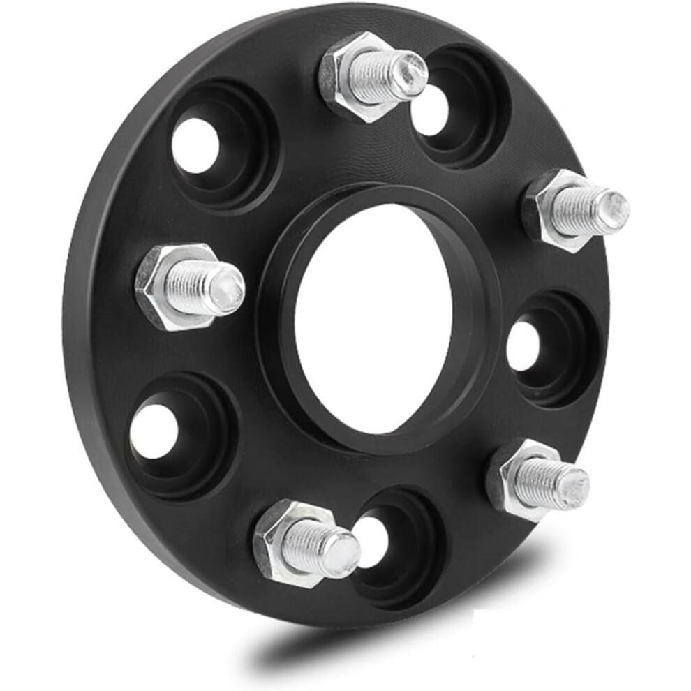 20Mm Aluminum Alloy Wheel Spacers 5X108 63.4Mm Hub Centric For Ford Focus Stability Black 9189345150753