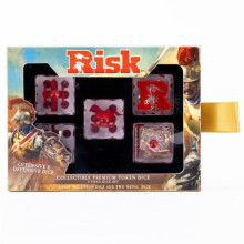 FanRoll by Metallic Dice Games LIC11203 22 mm Risk Dice Set Offense & Defense Dice