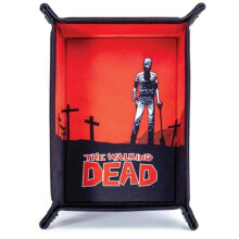 FanRoll by Metallic Dice Games LICTWD1 The Walking Dead Dice Tray