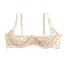 Women's Underwire 1/2 Cup PushUp Bra Role Play Underwear Set Comfortable Breathable Everyday Seduction Beige 4XL