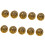 10Pcs Cloud Pattern Metal Buttons Sewing Closure For Sewing-C 1