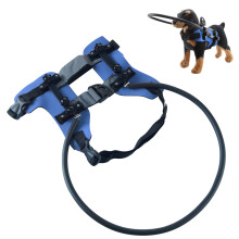 Safety Guide Collar Reinforced Fabric Obstacle Avoidance-M Blue