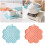 Thermische waarschuwingen Siliconen placemat-Roze 3