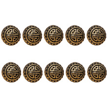 10 Stuks Cloud Patroon Metalen Knoppen Decoratieve Naaien-B
