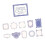 30 Sheets Floral Embossed Note Sheets for-Weiyun Shanlan 1