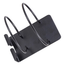 304 Stainless Steel Wall Mounted Hair Dryer Holder-Black
