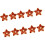 10Pcs Flower Metal Cufflinks Buttons Sewing Button For-red 1