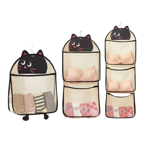 Mesh Fabric Underwear Socks Organiser Bag Multi-single layer 1