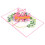 Impressive 3D Popup Flower Greeting Card Foldable Invitation 5