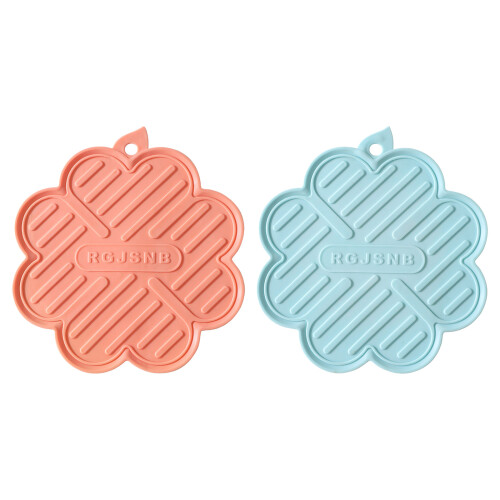 Thermische waarschuwingen Siliconen placemat-Roze 1