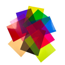 Colored Cellophane Wraps, Colored Film for Craft Decorations, Gel Filters for Lighting