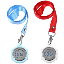 Pack of 2 Stopwatch Lanyard Watch Small Pocket Watch for Children Nurse Watch