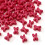 10Pcs Multicolored Acrylic Spacer Beads 2mm Hole For-Red 5