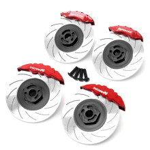 4Pcs Metal 12Mm Wheels Hub Rim Brake Disc Caliper For 3RACING D5S D5 1/10 RC Car Upgrade Parts