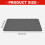 NonSlip Silicone Dog Pee Pad Foldable Easy Cleaning-Black 3