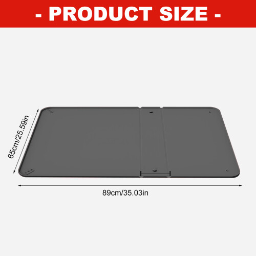 NonSlip Silicone Dog Pee Pad Foldable Easy Cleaning-Black 2