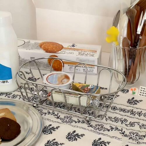 Multifunctional Decorative Metal Wire Basket For Kitchen 2
