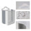 Opvouwbare wasmand voor wandmontage,-extra groot 5