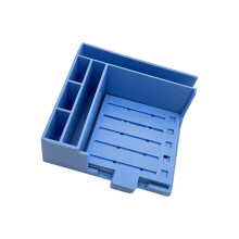 Sticky Note Storage Container-Blauwe Post-it notitiesjabloon