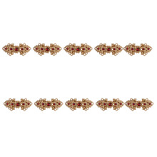 10Pcs Retro Alloy Cheongsam Knot Button Decorative Sewing-B