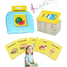 Pocket Speech for Toddlers, Adjustable Card Early Education Device, Learning Toy Blue A