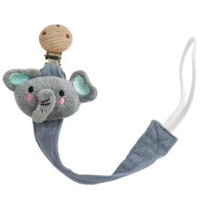 Pacifier Holder Clip, Burp Cloths for Toddlers, Animal Shapes, AntiLost, Toddlers, Pacifier Clips for Pacifier, Teether Hiccup Towel Elephant