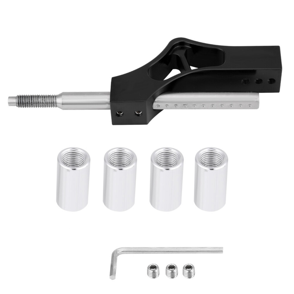 Universal Shifter Knob Adapter For Automotive Manual Transmissions, Aluminum Alloy Gear Shift Adapter With Reinforced Design And Easy Installation, 9482828058226
