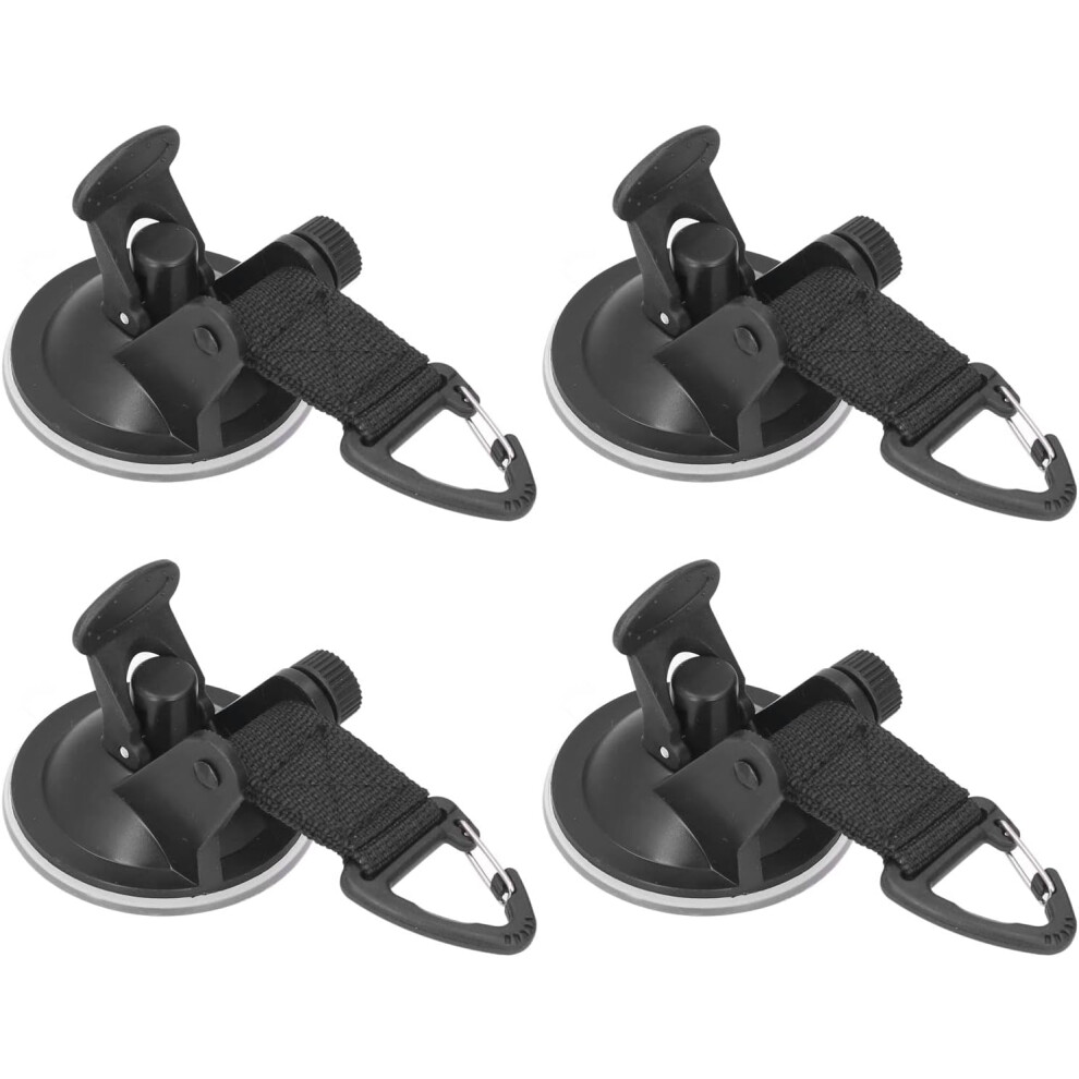 Multipurpose Suction Cup Anchors For Outdoor And Indoor Use, Strong Hold Anchors With Abs Durability For Car Awnings And Tarps, Rotating Suction Cup S 9347418516862